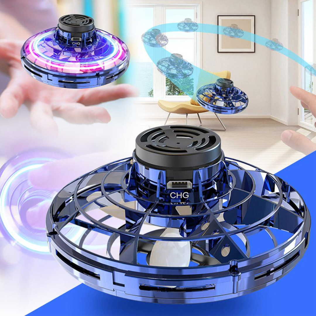 Ovni Spinner con luces 🛸 - AZUL