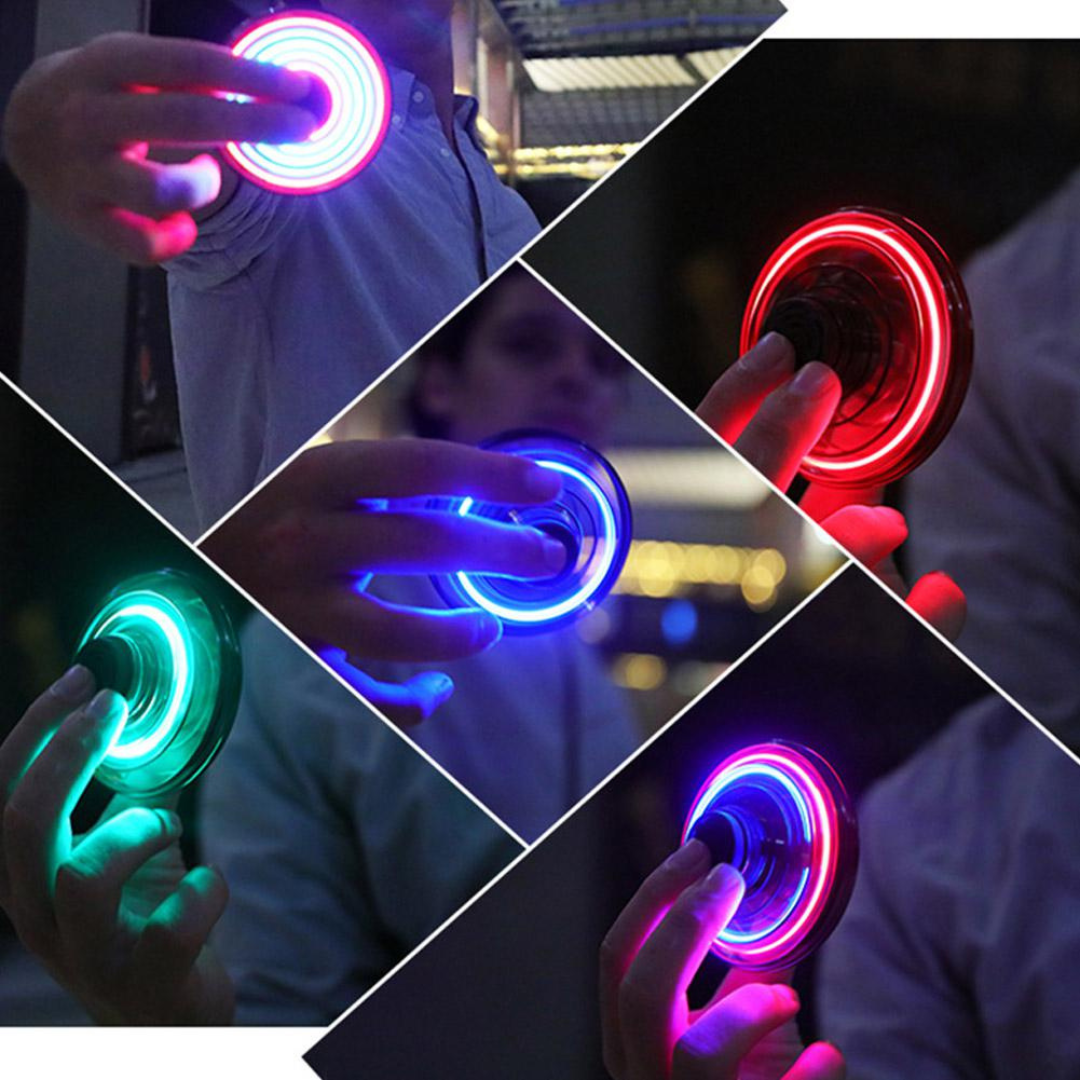 Ovni Spinner con luces 🛸 - AZUL